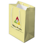 Corporate Gift Bag with Company Logo ミディアムペーパーバッグ (裏面アングル)