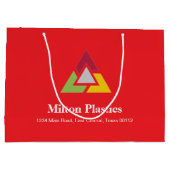 Corporate Gift Bag with Company Logo ラージペーパーバッグ (裏面)