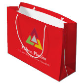 Corporate Gift Bag with Company Logo ラージペーパーバッグ (裏面アングル)