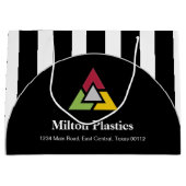 Corporate Gift Bag with Company Logo ラージペーパーバッグ (正面)