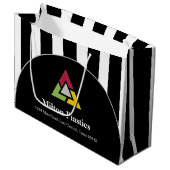 Corporate Gift Bag with Company Logo ラージペーパーバッグ (正面アングル)
