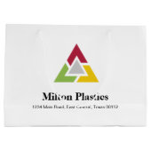 Corporate Gift Bag with Company Logo ラージペーパーバッグ (裏面)