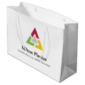 Corporate Gift Bag with Company Logo ラージペーパーバッグ (裏面アングル)