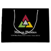 Corporate Gift Bag with Company Logo ラージペーパーバッグ (正面)