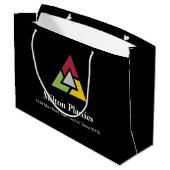 Corporate Gift Bag with Company Logo ラージペーパーバッグ (裏面アングル)
