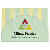 Corporate Gift Bag with Company Logo ラージペーパーバッグ (正面)