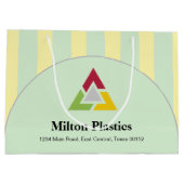 Corporate Gift Bag with Company Logo ラージペーパーバッグ (裏面)