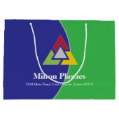 Corporate Gift Bag with Company Logo ラージペーパーバッグ (裏面)