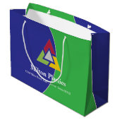 Corporate Gift Bag with Company Logo ラージペーパーバッグ (裏面アングル)