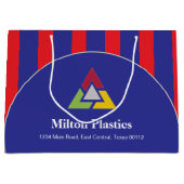 Corporate Gift Bag with Company Logo ラージペーパーバッグ (正面)