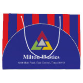 Corporate Gift Bag with Company Logo ラージペーパーバッグ (裏面)