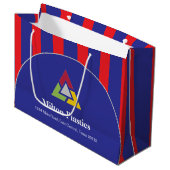 Corporate Gift Bag with Company Logo ラージペーパーバッグ (正面アングル)