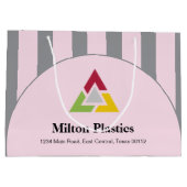 Corporate Gift Bag with Company Logo ラージペーパーバッグ (裏面)