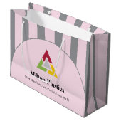 Corporate Gift Bag with Company Logo ラージペーパーバッグ (正面アングル)