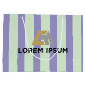 Corporate Gift Bag with Company Logo ラージペーパーバッグ (裏面)