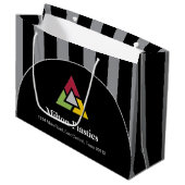 Corporate Gift Bag with Company Logo ラージペーパーバッグ (正面アングル)