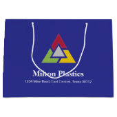 Corporate Gift Bag with Company Logo ラージペーパーバッグ (正面)