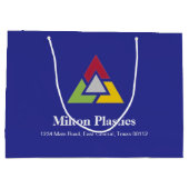 Corporate Gift Bag with Company Logo ラージペーパーバッグ (裏面)