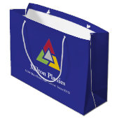 Corporate Gift Bag with Company Logo ラージペーパーバッグ (裏面アングル)