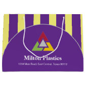 Corporate Gift Bag with Company Logo ラージペーパーバッグ (正面)