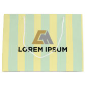 Corporate Gift Bag with Company Logo ラージペーパーバッグ (正面)