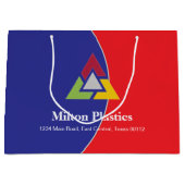 Corporate Gift Bag with Company Logo ラージペーパーバッグ (正面)