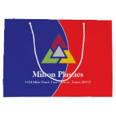 Corporate Gift Bag with Company Logo ラージペーパーバッグ (裏面)