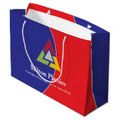 Corporate Gift Bag with Company Logo ラージペーパーバッグ (裏面アングル)