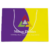 Corporate Gift Bag with Company Logo ラージペーパーバッグ (正面)