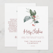 Corporate Holiday Cards 招待状 (正面/裏面)