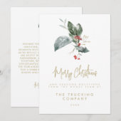Corporate Holiday Cards 招待状 (正面/裏面)