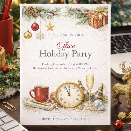 Corporate Holiday Celebration Invitation 招待状