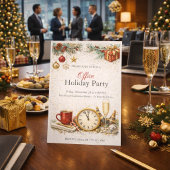 Corporate Holiday Celebration Invitation 招待状