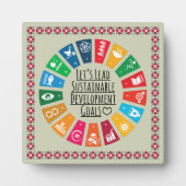 Corporate Holiday Gift – Business Client Gift Lead フォトプラーク (正面)