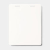 Corporate Logo Event QR Code Red ID バッジ (裏面)