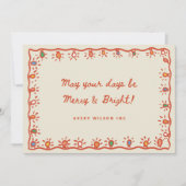 Corporate Office Doodle Christmas Lights Photo シーズンカード (正面)