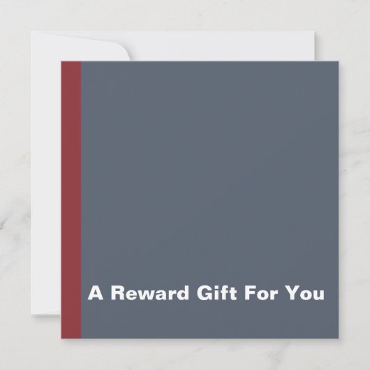 Corporate Personal Trainer Reward Gift Certificate (正面)