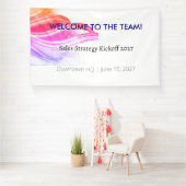 Corporate Welcome Banner | チームキックオフイベント 横断幕 (インサイチュ)