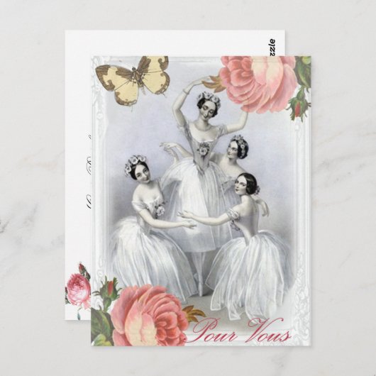 Corps de ballet ポストカード (正面/裏面)