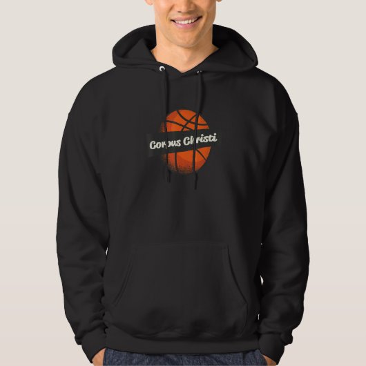 Corpus Christi Hometown Basketball Player Sports パーカ (正面)