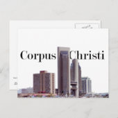 Corpus Christi SkylineとCorpus Christi in the Sky ポストカード (正面/裏面)