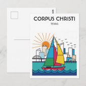 Corpus Christi Texas ポストカード (正面/裏面)