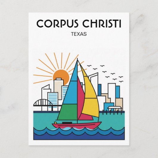 Corpus Christi Texas ポストカード (正面)