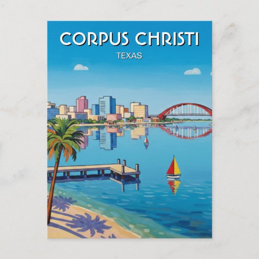 Corpus Christi Texas ポストカード (正面)