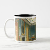 Corrの上の二重ロビーかギャラリー(南) ツートーンマグカップ (左)