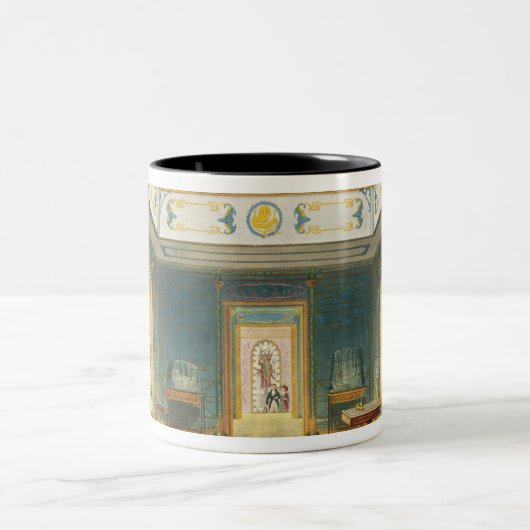 Corrの上の二重ロビーかギャラリー(南) ツートーンマグカップ (中央)