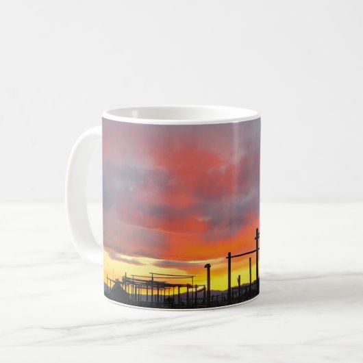 Corral at Sunset Mug コーヒーマグカップ (正面左)