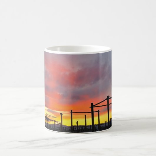 Corral at Sunset Mug コーヒーマグカップ (中央)