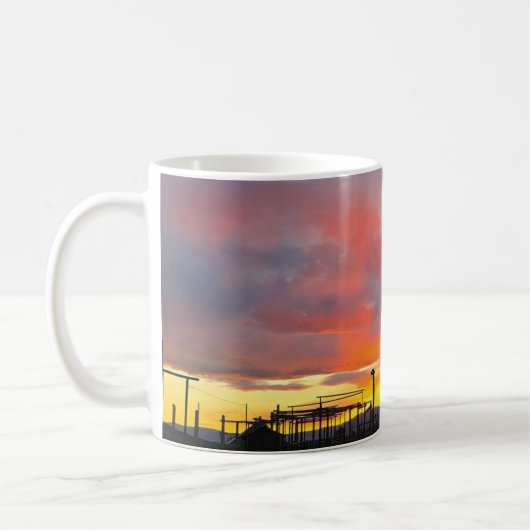 Corral at Sunset Mug コーヒーマグカップ (左)