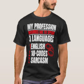 Correctional Nurse Profession RN Correction Forens Tシャツ (正面)